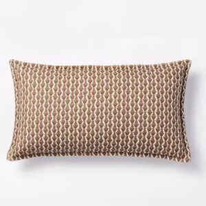 Threshold x Studio McGee Brown and White Decorative Throw Pillow